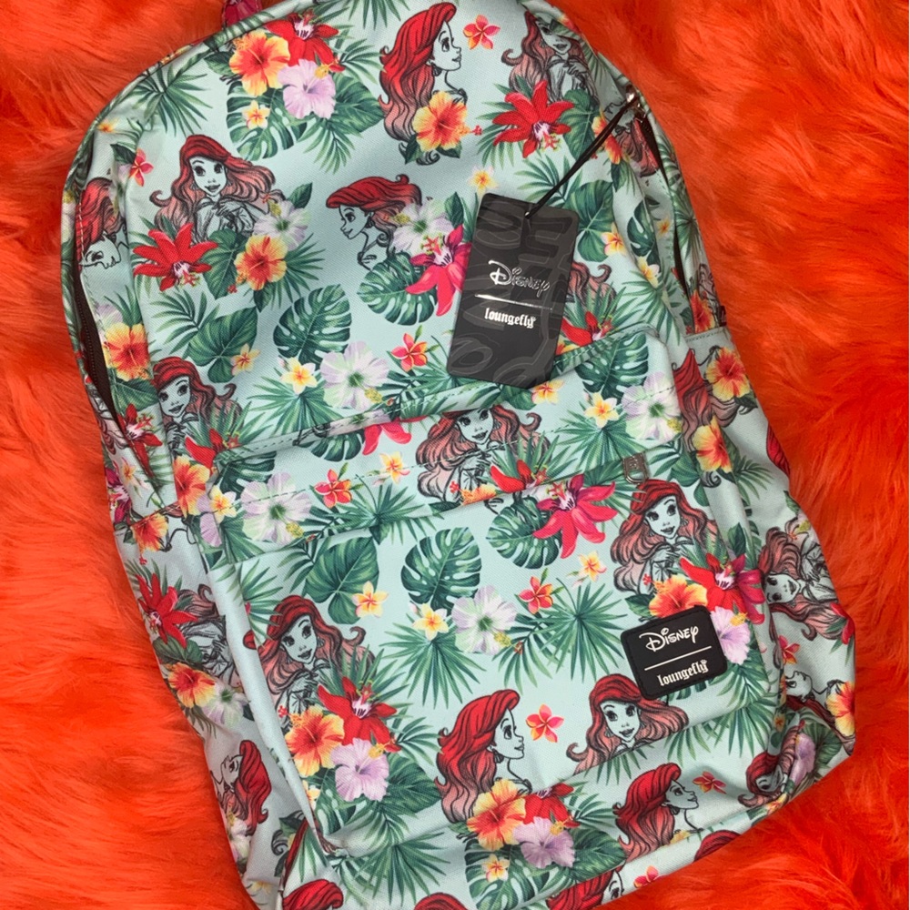 Loungefly Disney Ariel Little Mermaid Hawaiian backpack brand new with tags